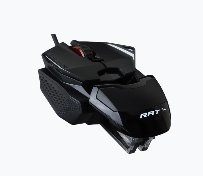 Игровая мышь Mad Catz  R.A.T. 1+ чёрная (ADNS3050, USB, 3 кнопки, 2000 dpi) в Москвe