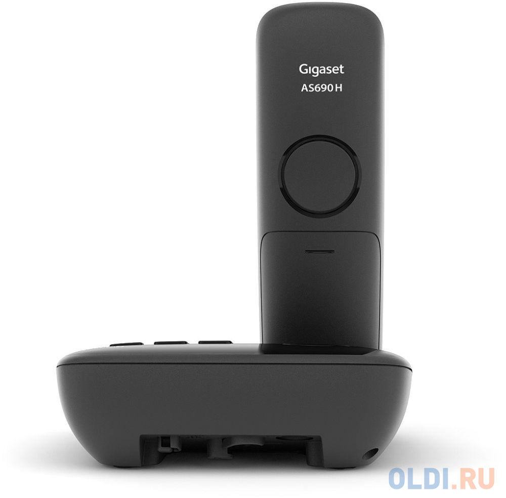 Р/Телефон Dect Gigaset AS690A RUS черный автооветчик АОН в Москвe