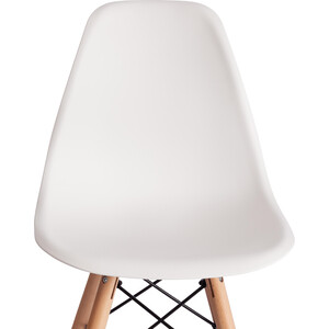 Барный стул TetChair Cindy Bar Chair (mod. 80-1) / 1 шт. в упаковке, дерево бук/металл/пластик, White (Белый) 70029/ натуральный