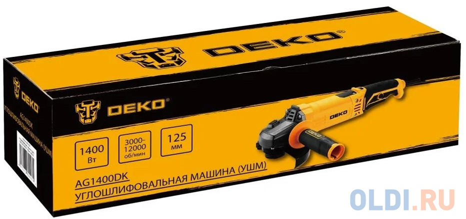 Deko AG1400DK, 125мм, 1400 Вт 083-1027