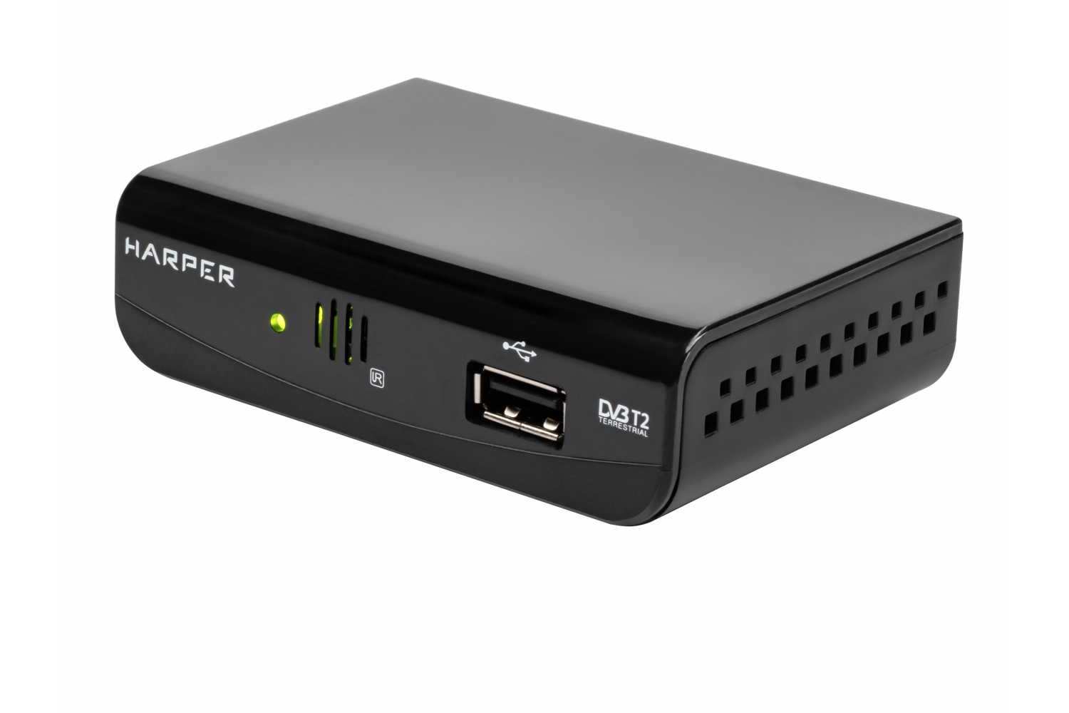 Приставка для цифрового ТВ HARPER HDT2-1030, DVB-T2, HDMI, RCA