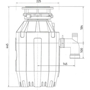 Измельчитель пищевых отходов Bone Crusher BC1000-AS в Москвe