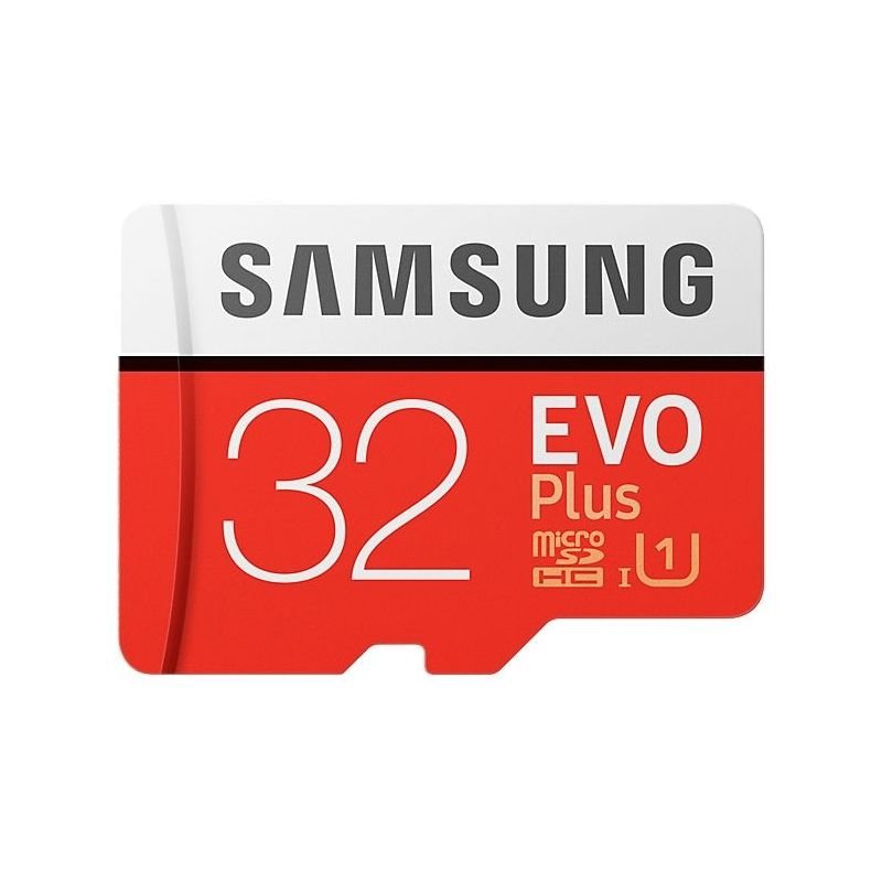 Карта памяти Samsung MicroSDHC 32GB Class10 UHS-I U1 EVO Plus v2 + Адаптер (MB-MC32GA/RU)