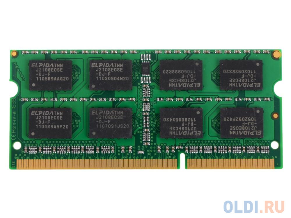 Оперативная память для ноутбука Patriot PSD34G16002S SO-DIMM 4Gb DDR3 1600 MHz PSD34G16002S в Москвe