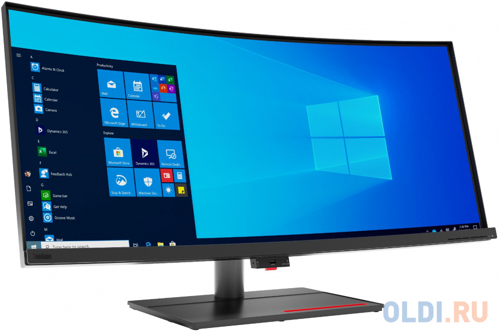 Монитор Lenovo 39.7" ThinkVision P40w-20 черный IPS 4ms 21:9 HDMI HAS Pivot 300cd 178гр/178гр 5120x2160 DisplayPort USB 14.6кг в Москвe