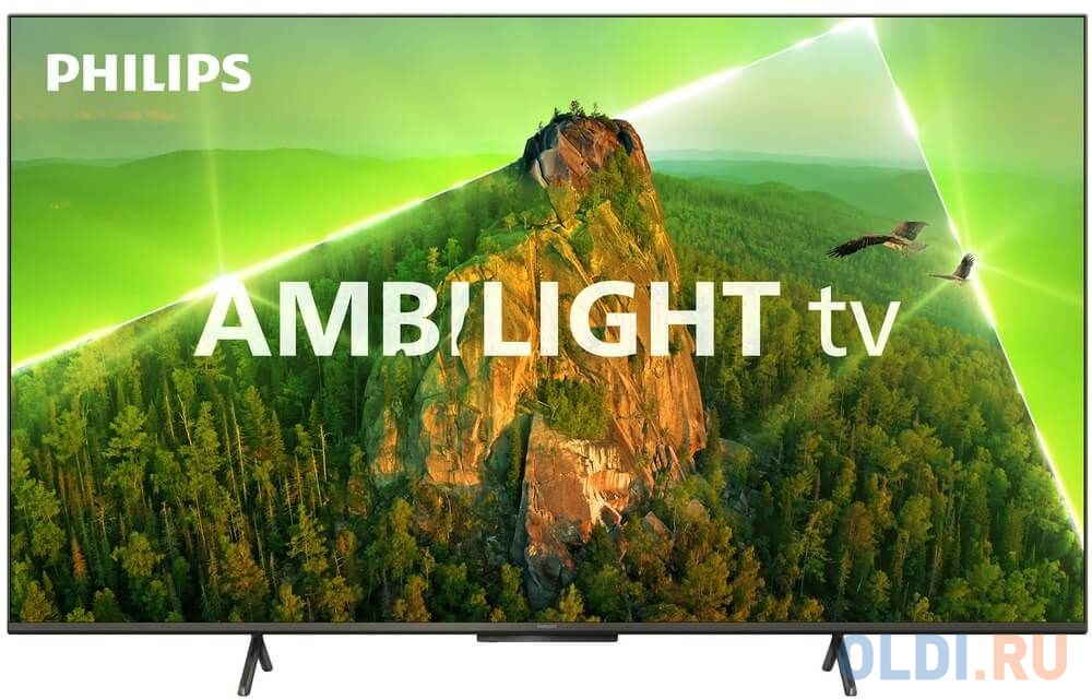 Телевизор LED Philips 43" 43PUS8108/60 Series 8 серебристый 4K Ultra HD 60Hz DVB-T DVB-T2 DVB-C DVB-S DVB-S2 USB WiFi Smart TV (RUS)