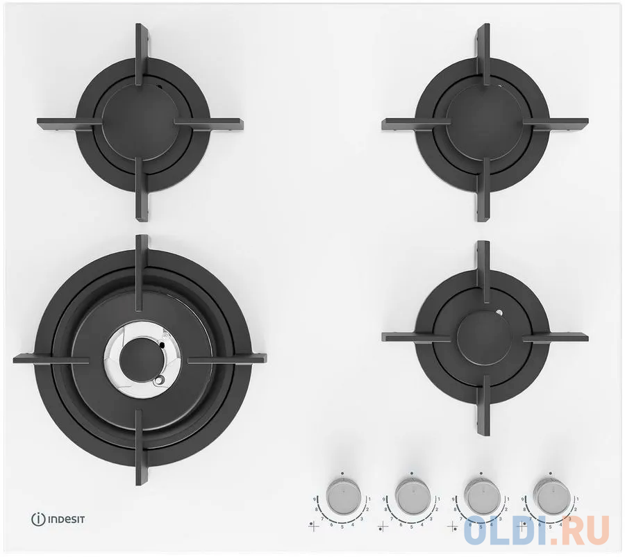 Газовая варочная поверхность Indesit INGT 62 IC/WH белый