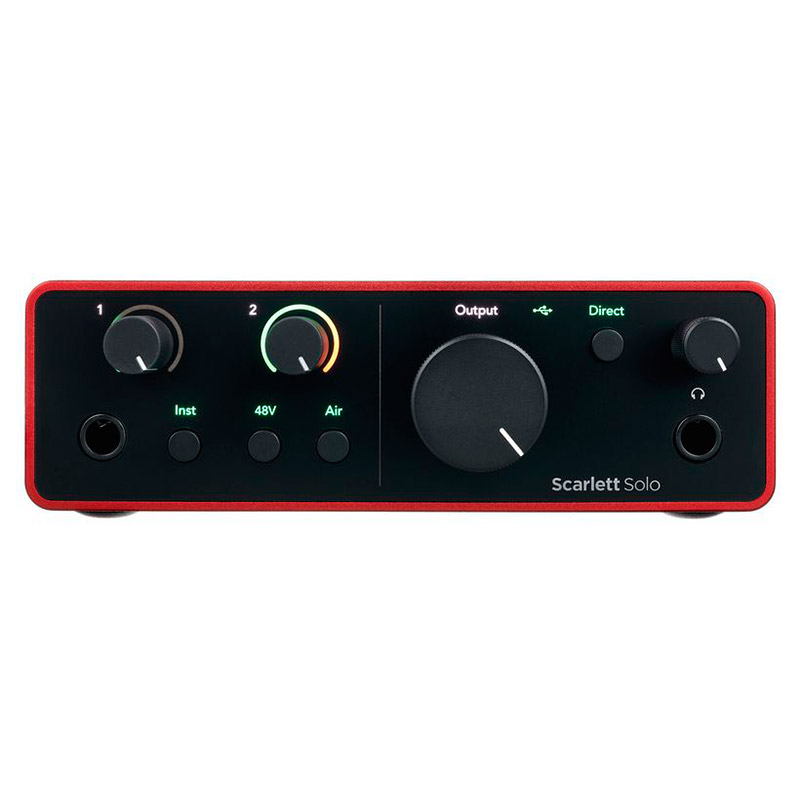 Аудиоинтерфейс Focusrite Scarlett Solo 4th Gen 386999 в Москвe