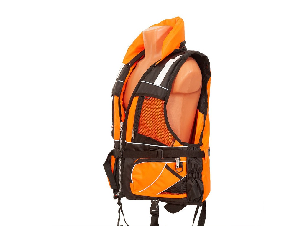 Спасательный жилет Ковчег Премиум р.50-52 (L-XL) Orange-Black