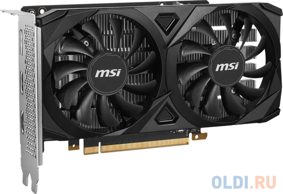 Видеокарта MSI PCI-E 4.0 RTX 3050 VENTUS 2X 6G OC NVIDIA GeForce RTX 3050 6Gb 128bit GDDR6 1807/14000 HDMIx1 DPx3 HDCP Ret в Москвe