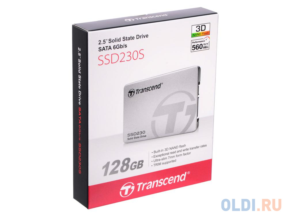 SSD накопитель Transcend 230S 128 Gb SATA-III