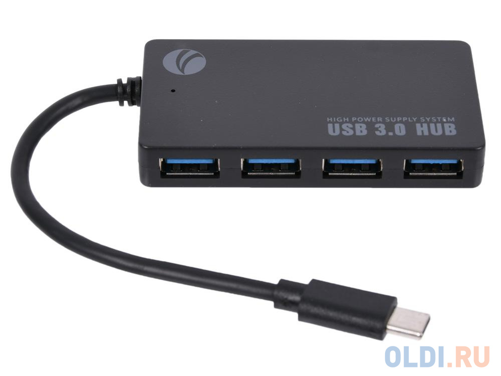 Концентратор (Хаб) USB3.1 Type-CM -- 4*USB3.0 (F) VCOM <DH302C