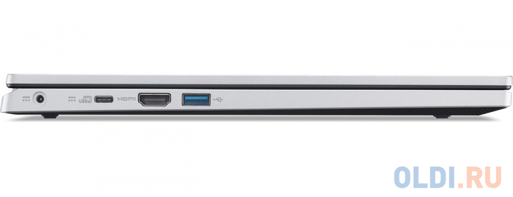 Ноутбук Acer Extensa 15 EX215-33-384J Core i3 N305 8Gb SSD512Gb Intel HD Graphics 15.6" IPS FHD (1920x1080) noOS silver WiFi BT Cam (NX.EH6CD.001