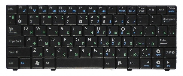 Клавиатура Pitatel для Asus EEE PC 900HA RU, черная (KB-052R)