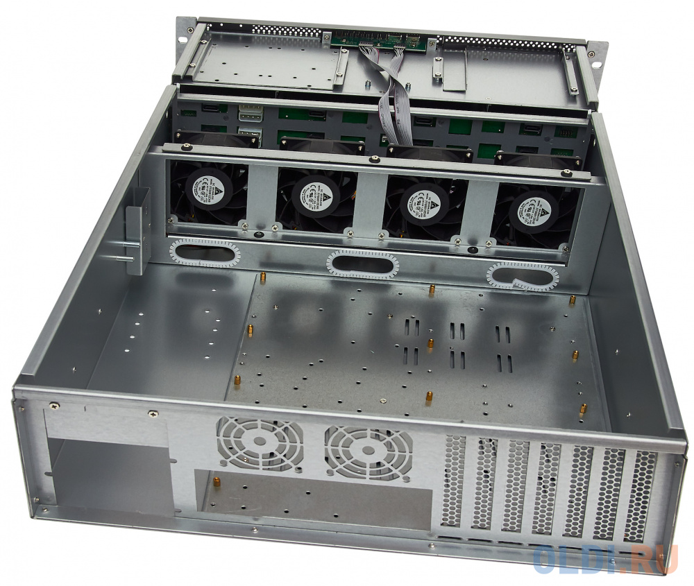 Корпус 3U Exegate 3U660-HS16 Без БП чёрный EX281234RUS