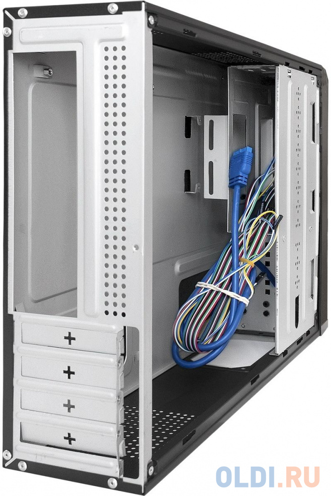 Корпус microATX Exegate MI-207U-M400 400 Вт чёрный