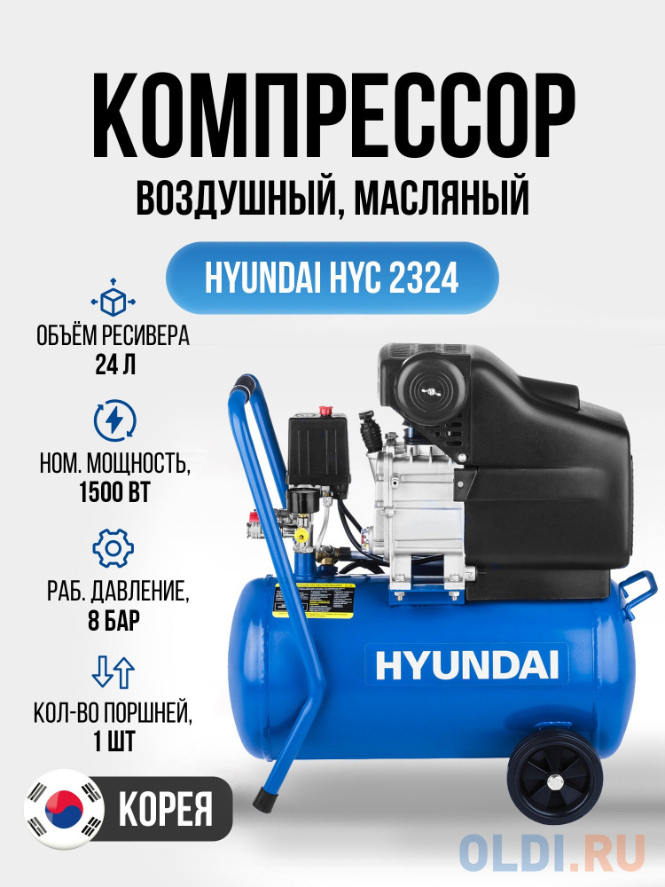 Hyundai НYC 2324, 24 л, 1,5 кВт в Москвe