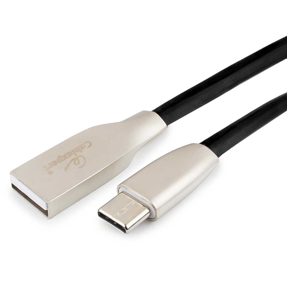 Адаптер Gembird Cablexpert USB AM/Type-C 1.8m Black CC-G-USBC01Bk-1.8M