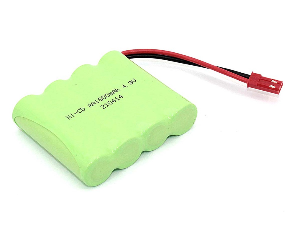 Аккумулятор Vbparts Ni-Cd 4.8V 1800mAh AA Flatpack разъем JST 082363