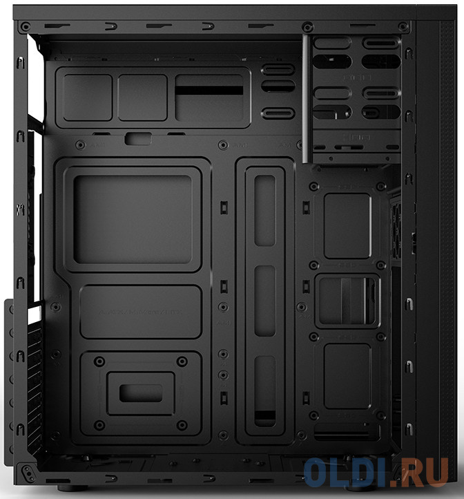 PCC-ATX-E185-USB31-USB22-450W Корпус ATX Miditower E185, с БП ATX450-12EC (450W/120mm), 1*USB 3.0, 2*USB 2.0, HD Audio+Mic, Black в Москвe