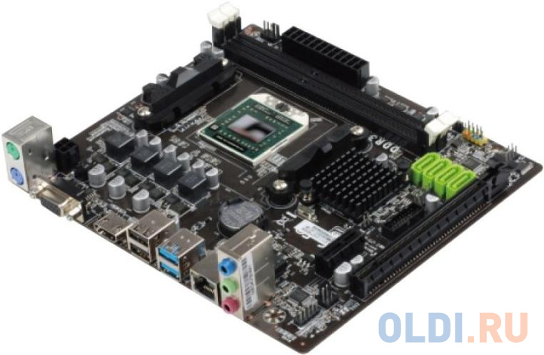 A88DA with A8-4500M Socket FS1, AMD A88, 2xDDR3-1600, D-SUB, HDMI, 1xPCI-Ex16x, 1xPCI, 4xSATA3, 6 Ch Audio, Lan, 2xUSB3.0, 6xUSB2.0, 2xPS/2, mATX, {20 в Москвe