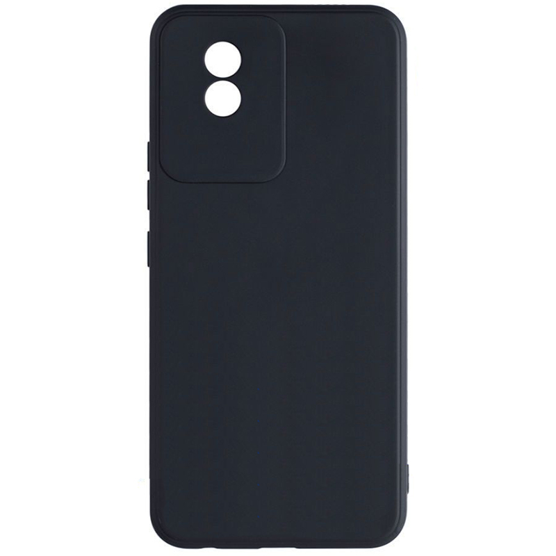 Чехол Zibelino для Vivo Y02 4G Soft Matte с микрофиброй Black ZSMF-VIV-Y02-BLK в Москвe