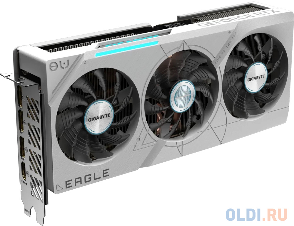 Видеокарта/ VGA GIGABYTE NVIDIA GeForce RTX 4070 TI SUPER EAGLE OC ICE 16G 16GB, GDDR6X/256-bit, PCIe 4.0, 1xHDMI 2.1, 3xDP, 2.5-slot