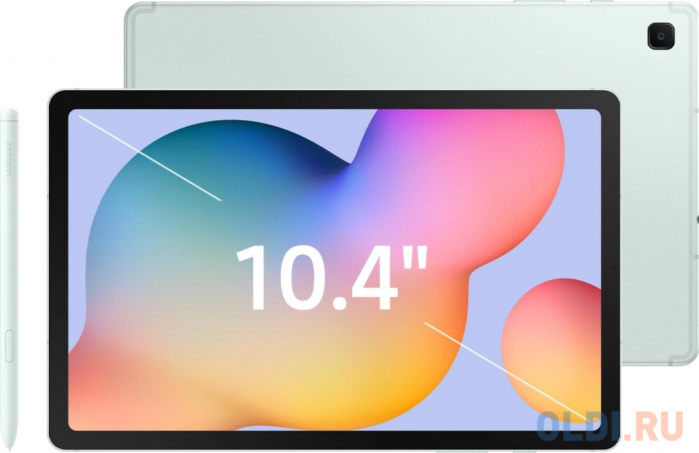 Планшет Samsung Galaxy Tab S6 Lite SM-P625 1280 (2.4) 8C RAM4Gb ROM64Gb 10.4" TFT 2000x1200 3G 4G Android 14 мятный 8Mpix 5Mpix BT GPS WiFi Touch в Москвe