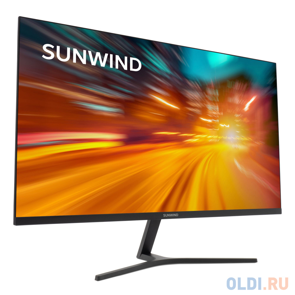 Монитор SunWind 27" SM-27FI223 черный IPS LED 5ms 16:9 HDMI матовая 250cd 178гр/178гр 1920x1080 100Hz FreeSync VGA DP FHD 4.2кг