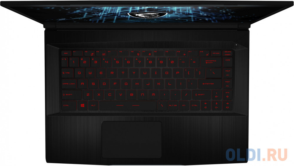 Ноутбук MSI GF63 Thin 11UC-1605XRU Core i5 11400H 8Gb SSD512Gb NVIDIA GeForce RTX 3050 4Gb 15.6" IPS FHD (1920x1080) noOS black WiFi BT Cam (9S7-