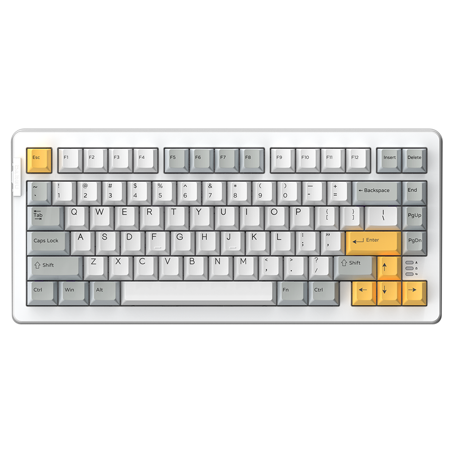 Клавиатура проводная Dareu A81 , механическая, Dareu Dream, USB, белый (A81 White-Yellow)