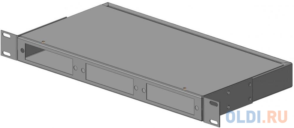 Бокс оптический Hyperline FO-19R-1U-3xSLT-W140H42-24UN-GY универсальный 19" от 8 до 24 портов в Москвe