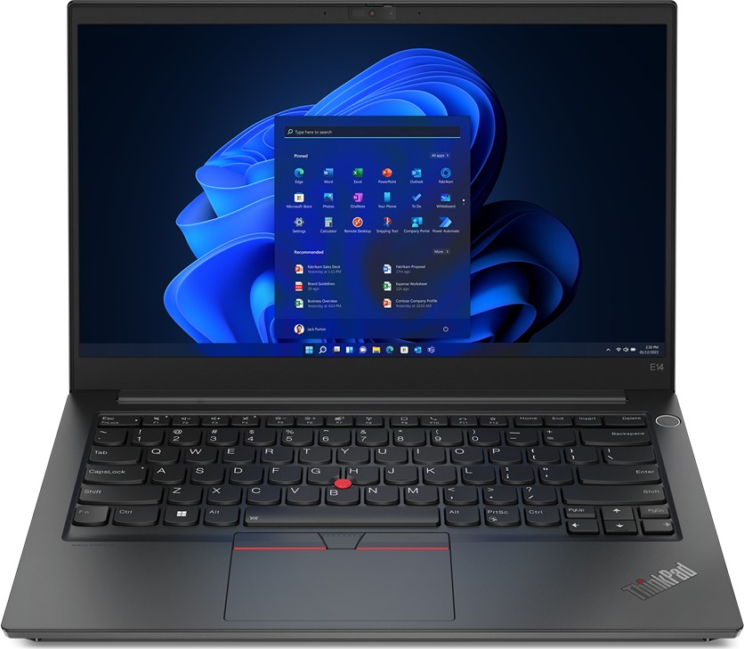 Ноутбук Lenovo ThinkPad E14 G4 14" IPS 1920x1080, Intel Core i5 1235U 1.3 ГГц, 16Gb RAM, 512Gb SSD, без OC, черный (21E3006MRT)