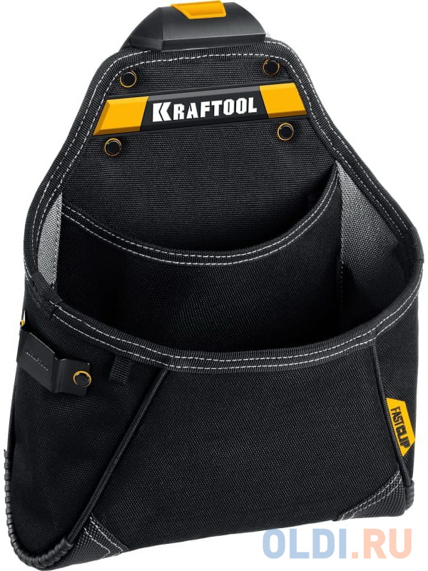 KRAFTOOL KP-12 с быстросъёмным креплением FastClip, 12 карманов и петель, 260 х 340 мм, поясная сумка (38774) в Москвe