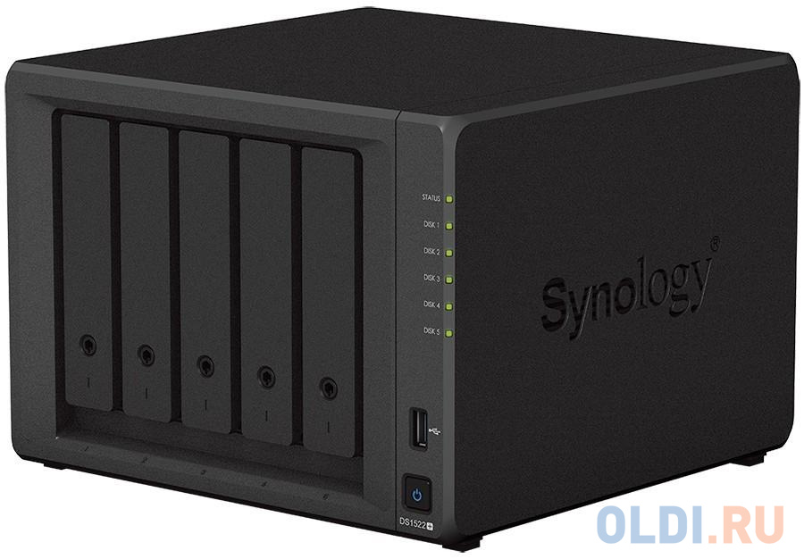 СХД настольное исполнение 5BAY NO HDD USB3 DS1522+ SYNOLOGY