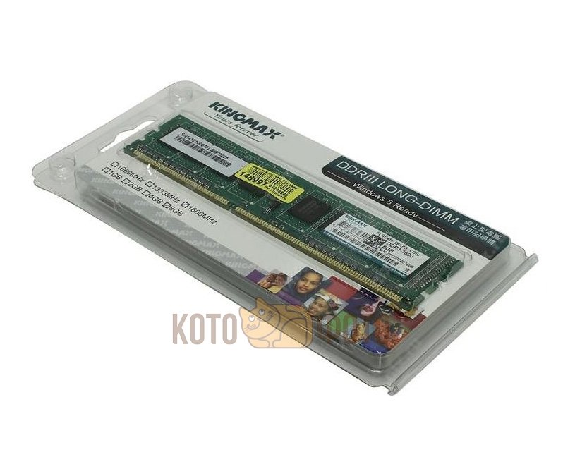 Память оперативная Kingmax DDR3 8Gb PC3-12800 1600MHz (FLGG45F) RTL в Москвe