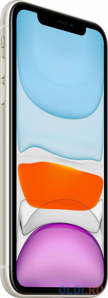 Смартфон Apple A2221 iPhone 11 128Gb 4Gb белый моноблок 3G 4G 6.1" 828x1792 iOS 15 12Mpix 802.11 a/b/g/n/ac/ax NFC GPS GSM900/1800 GSM1900 TouchS