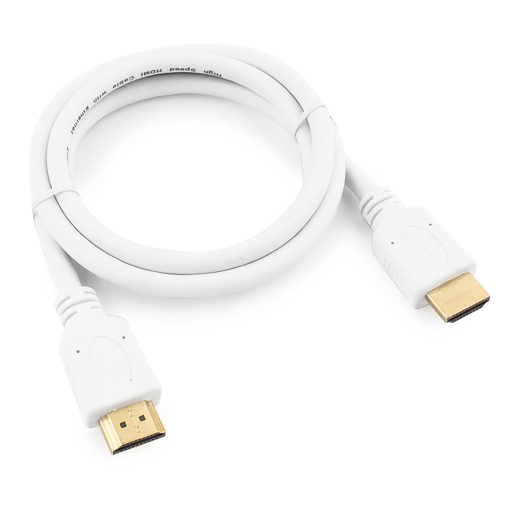 Кабель Gembird Cablexpert HDMI 19M v2.0 1m White CC-HDMI4-W-1M