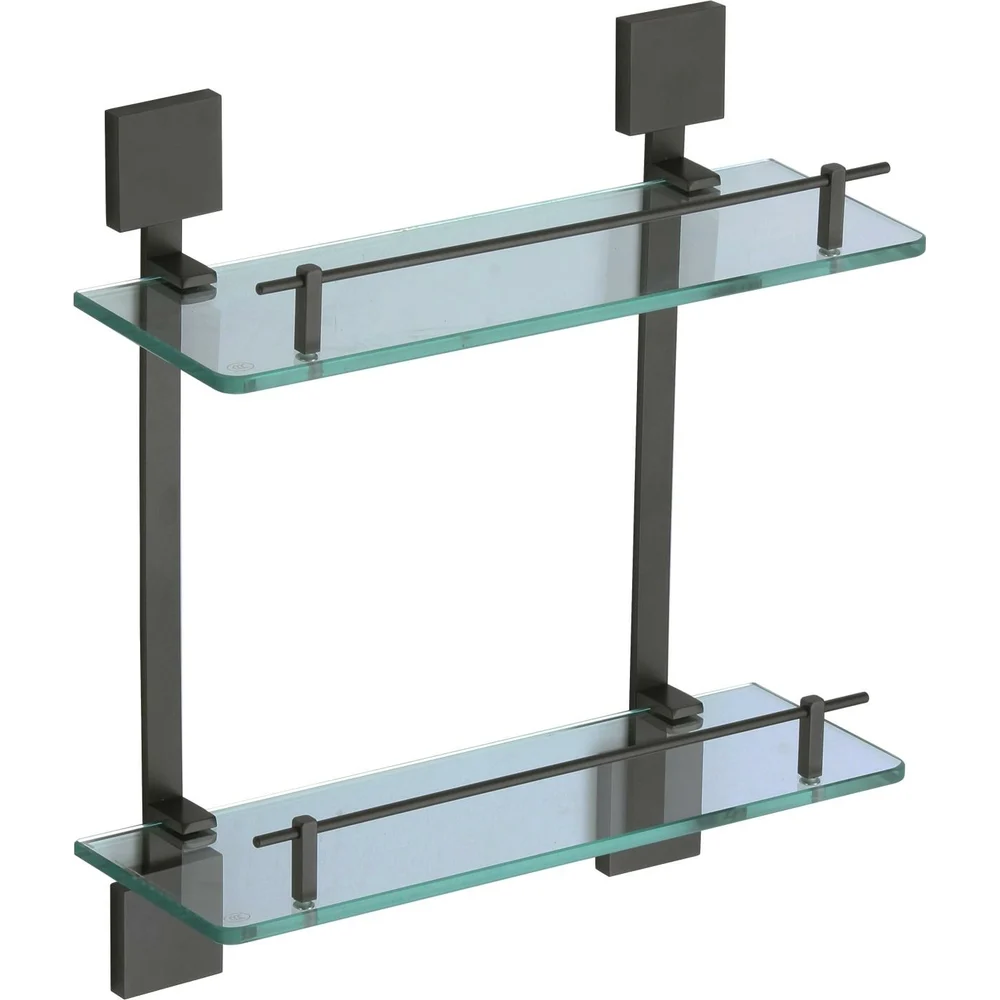 Двойная стеклянная прямая полка Savol