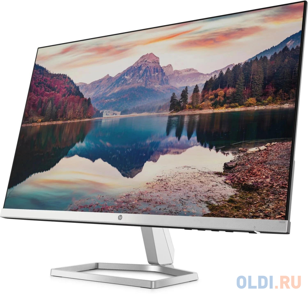 Монитор HP 21.5" M22f серебристый IPS 16:9 HDMI матовая 300cd 178гр/178гр 1920x1080 75Hz FreeSync VGA FHD USB 2.2кг