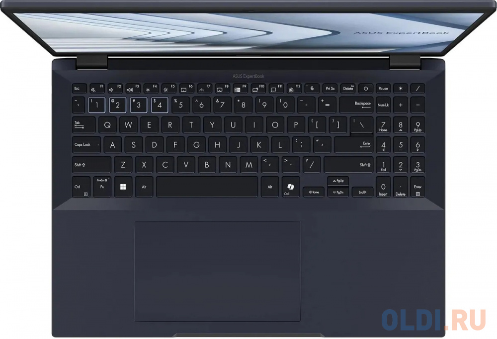 Ноутбук/ ASUS B3604CMA-Q90357X 16"(1920x1200 (матовый) WVA)/Intel Core Ultra 7 155U(1.7Ghz)/16384Mb/1024PCISSDGb/noDVD/Int:Shared/Cam/BT/WiFi/63W