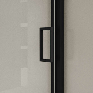Душевая дверь Vincea City 120х195 прозрачная, черная (VDS-5CT120CLB)