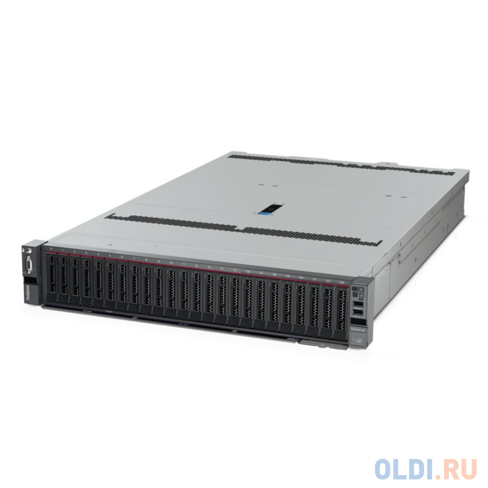 7Z73TA8100 SR650 V2 Xeon Silver 4314 (16C 2.4GHz 24MB Cache/135W), 32GB  (1x32GB, 3200MHz 2Rx4 RDIMM), 8 SAS/SATA, 9350-8i, 1x750W Platinum, 5 Standar