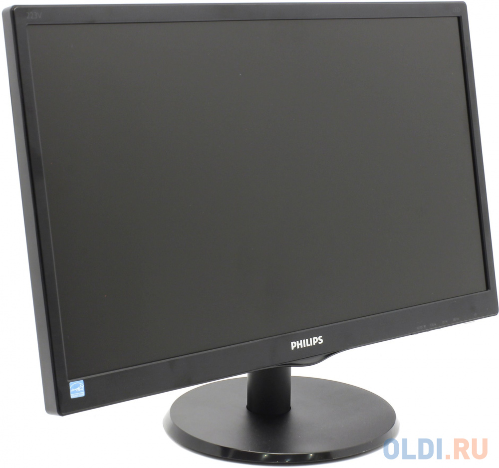 Монитор 22" Philips 223V5LSB черный TN 1920x1080 250 cd/m^2 5 ms DVI VGA