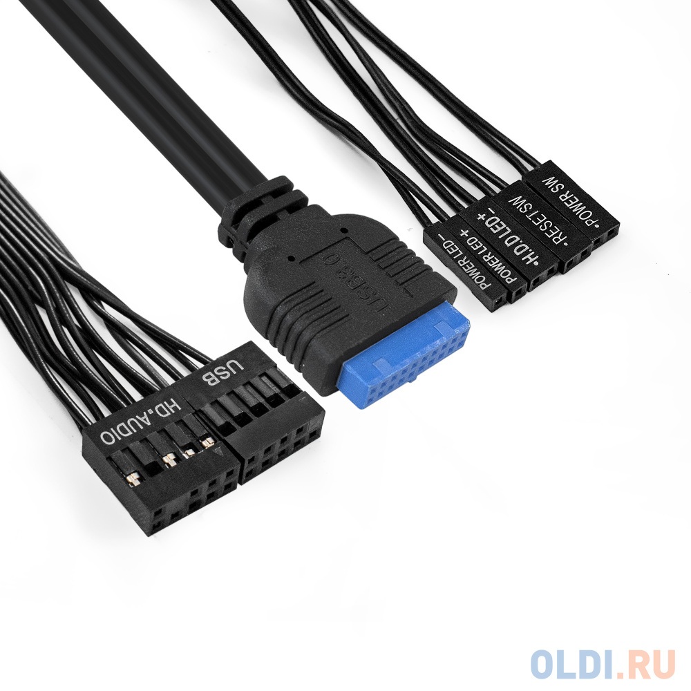 Корпус Minitower ExeGate BAA-105U2-01 (mATX, без БП, 2*USB+2*USB3.0, аудио, черный)