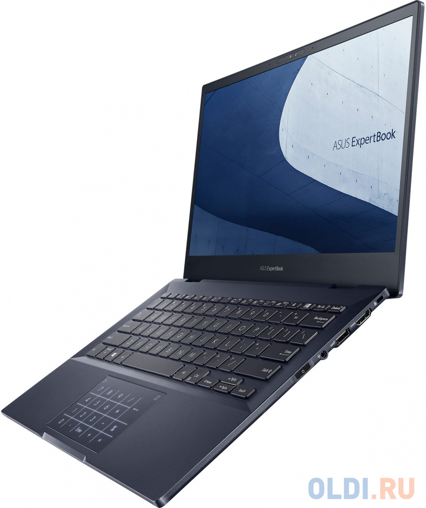 Ноутбук ASUS ExpertBook B5302CBA-EG0133X 13.3"/FHD/WV/300N/60Hz/i5-1235U/8GB/512GB/Intel Iris Xe/FingerPrint/Backlit/Win11Pro/Star Black (90NX04W в Москвe