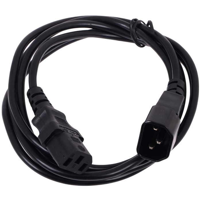 Кабель питания IEC-320-C13-IEC-320-C14, 10A, 1.8м, черный Cablexpert (PC-189-VDE)