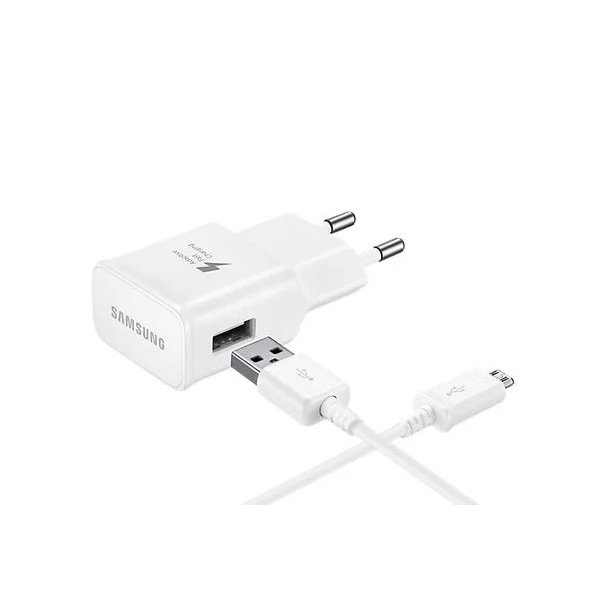 Сетевое зарядное устройство Samsung 2A c кабелем USB Type-C EP-TA20EWECGRU White