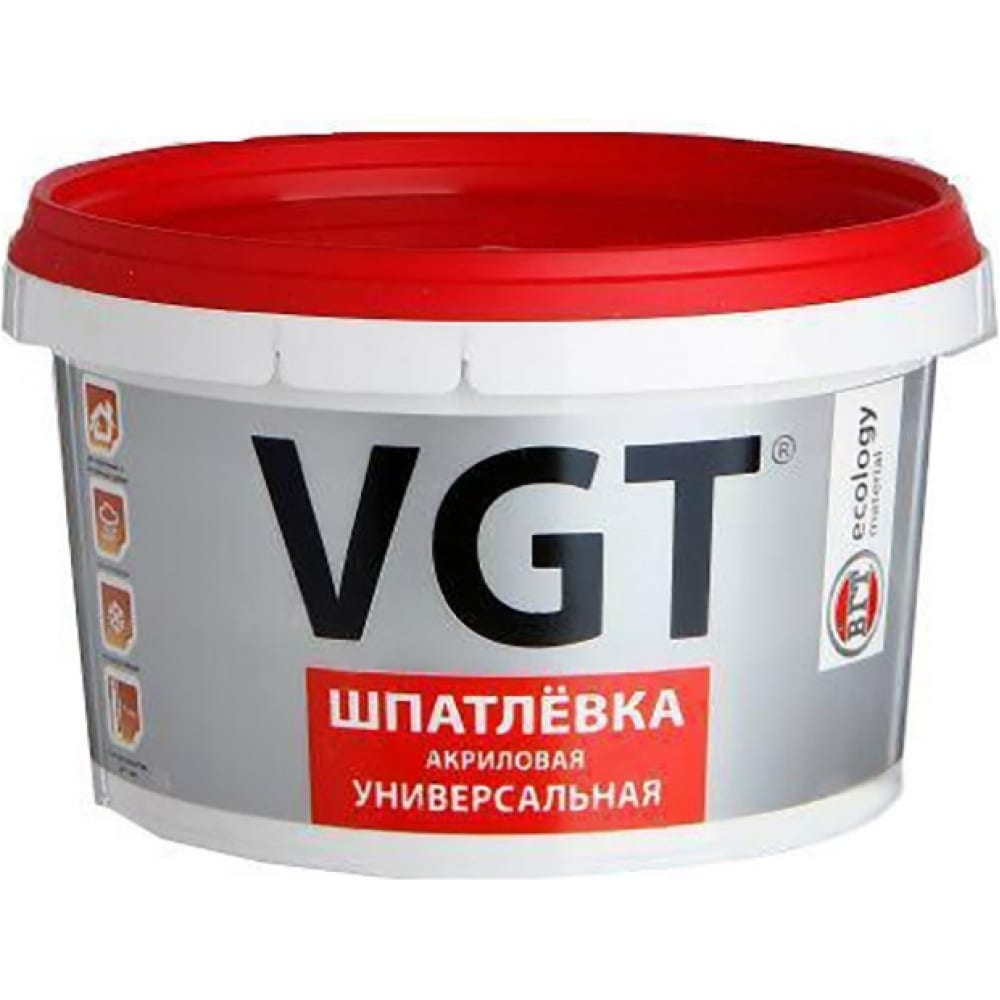 Универсальная акриловая шпаклевка для наружних и внутренних работ VGT