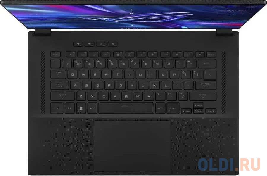 Ноутбук/ ASUS ROG Flow X16 GV601VV-NF055 16"(2560x1600 mini LED)/Touch/Intel Core i9 13900H(2.6Ghz)/16384Mb/1024PCISSDGb/noDVD/Ext:nVidia GeForce